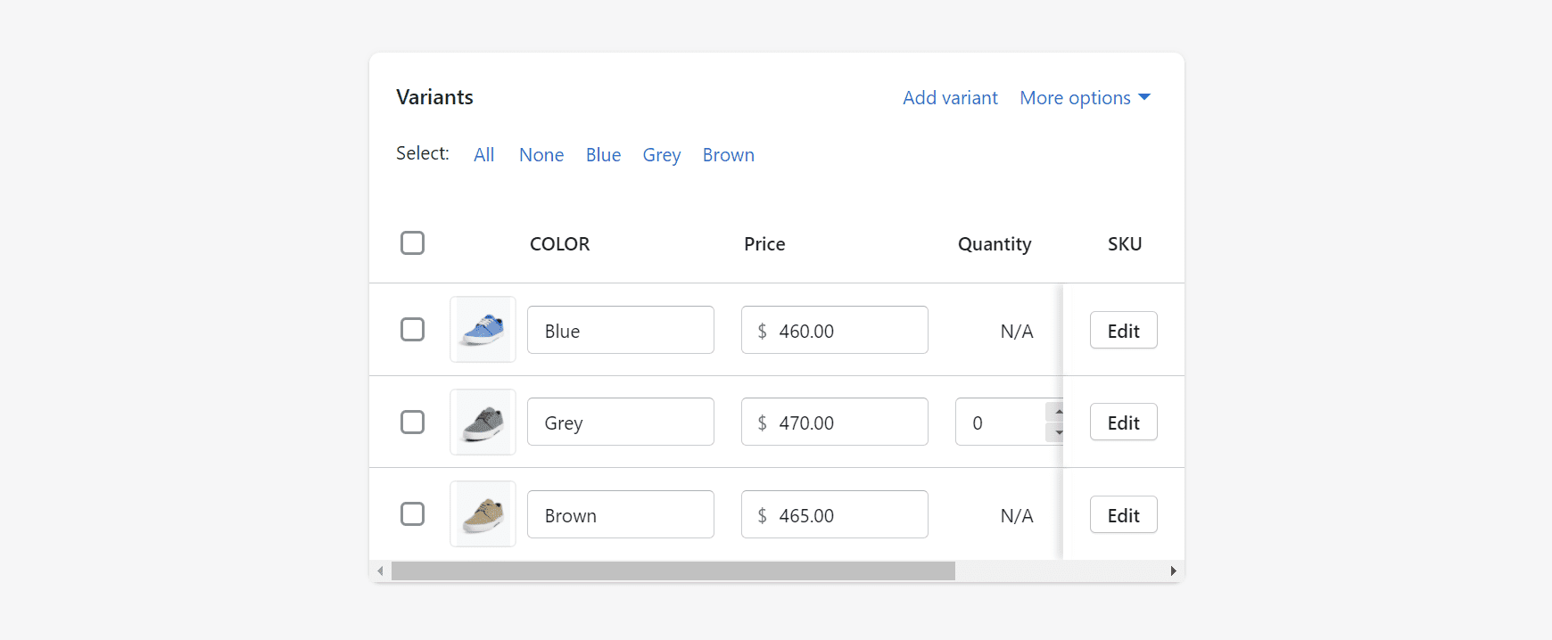 product page