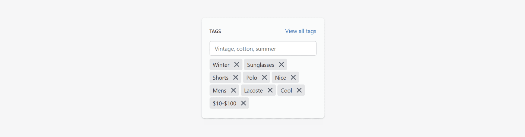 product page