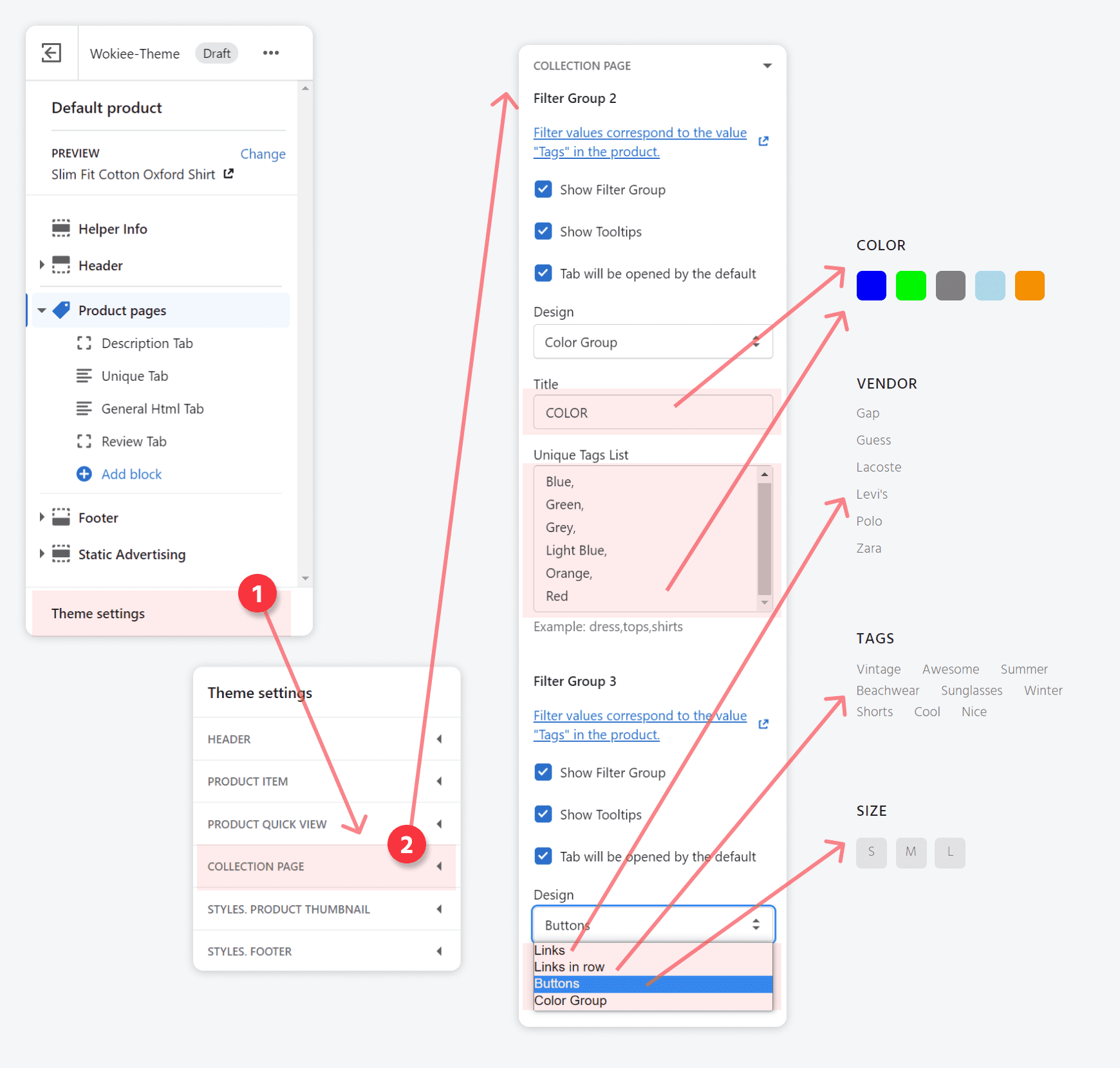product page