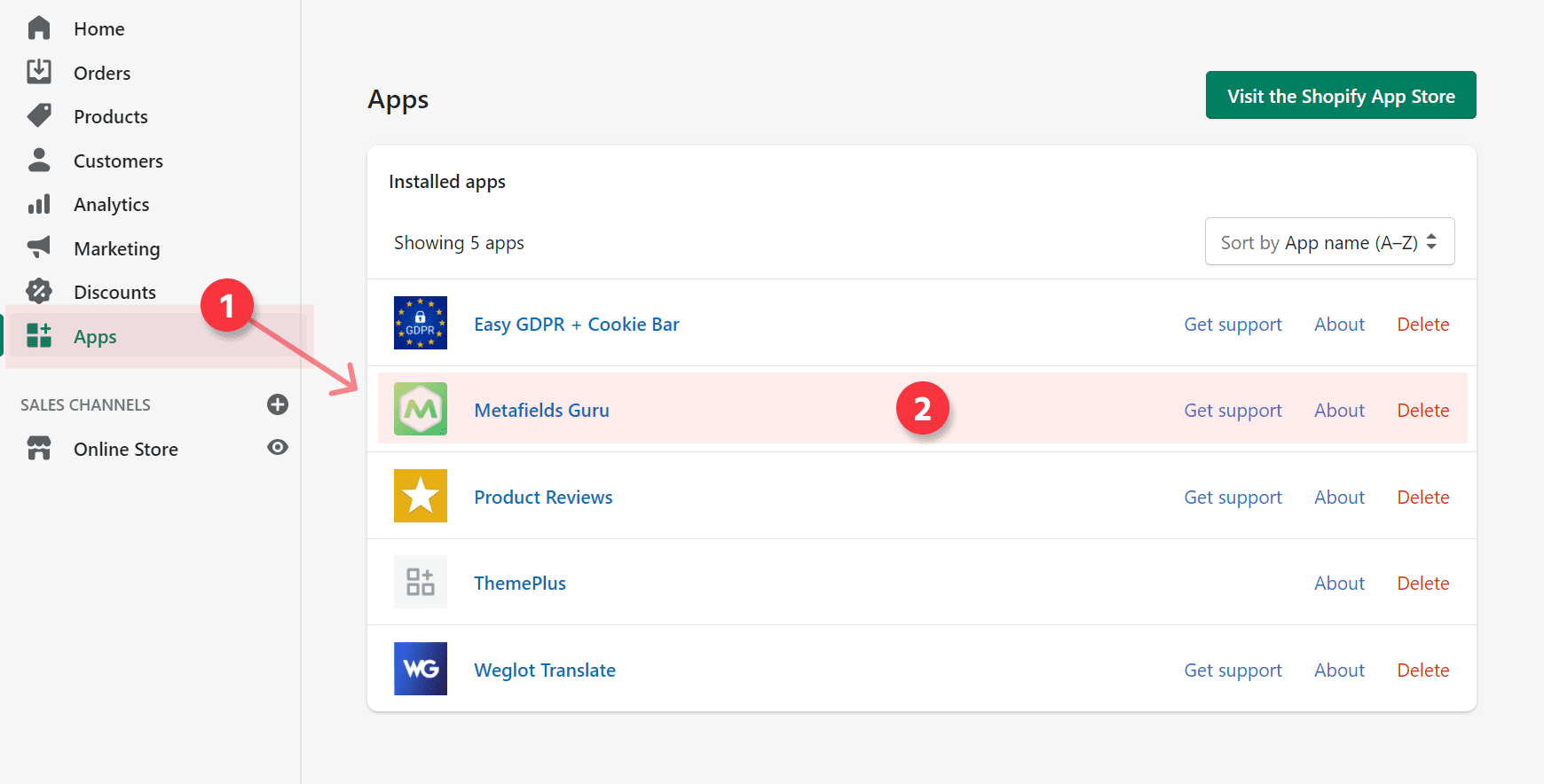 compare page