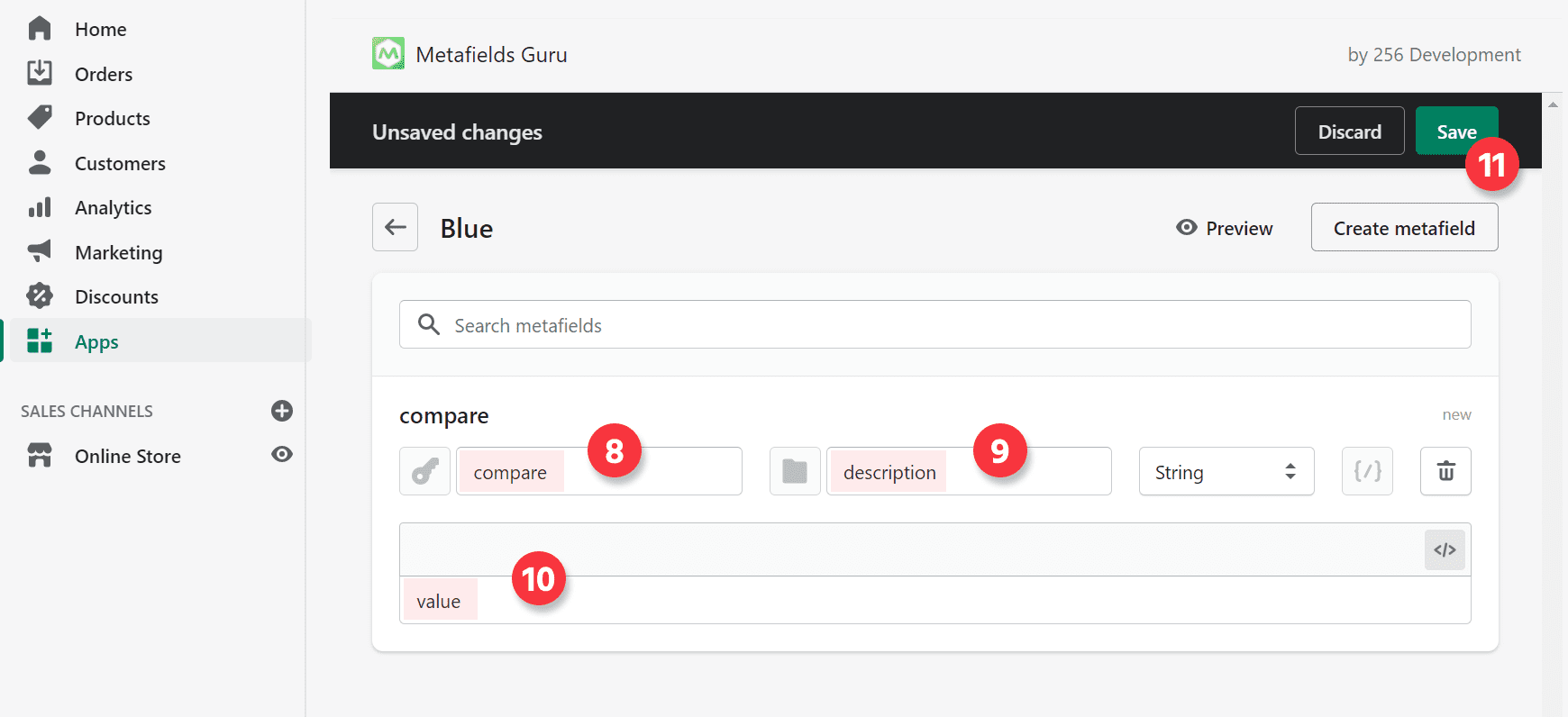 compare page