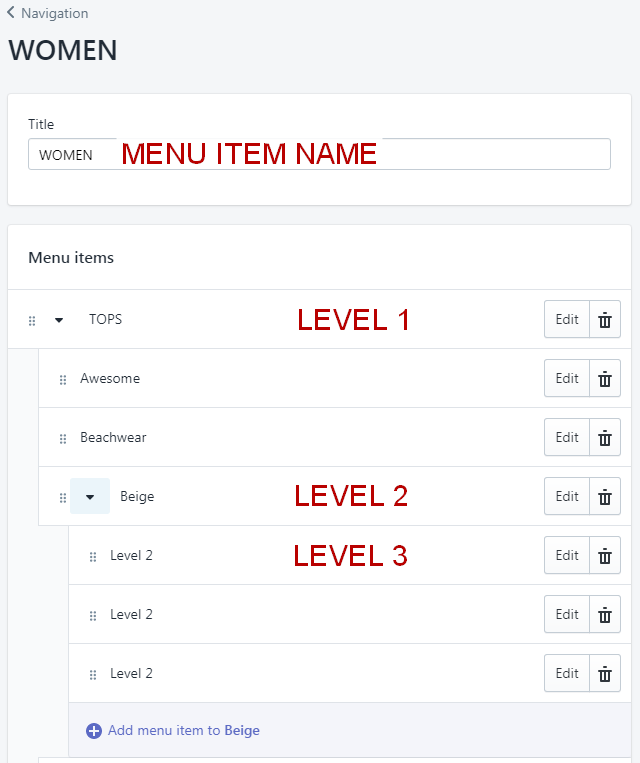 Create Megamenu