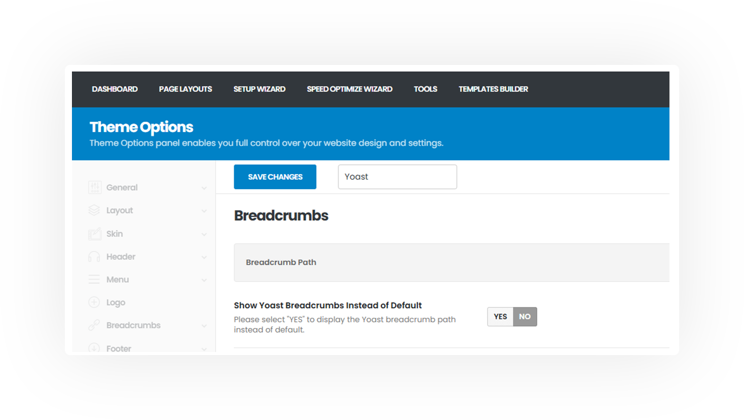 Compatibility Yoast Breadcrumb to improve the accessibility